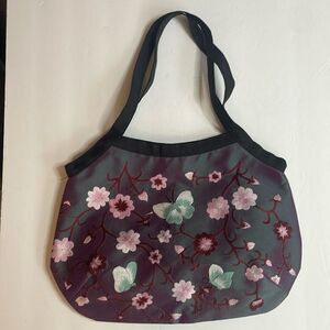 Silk cotton embroidered bag